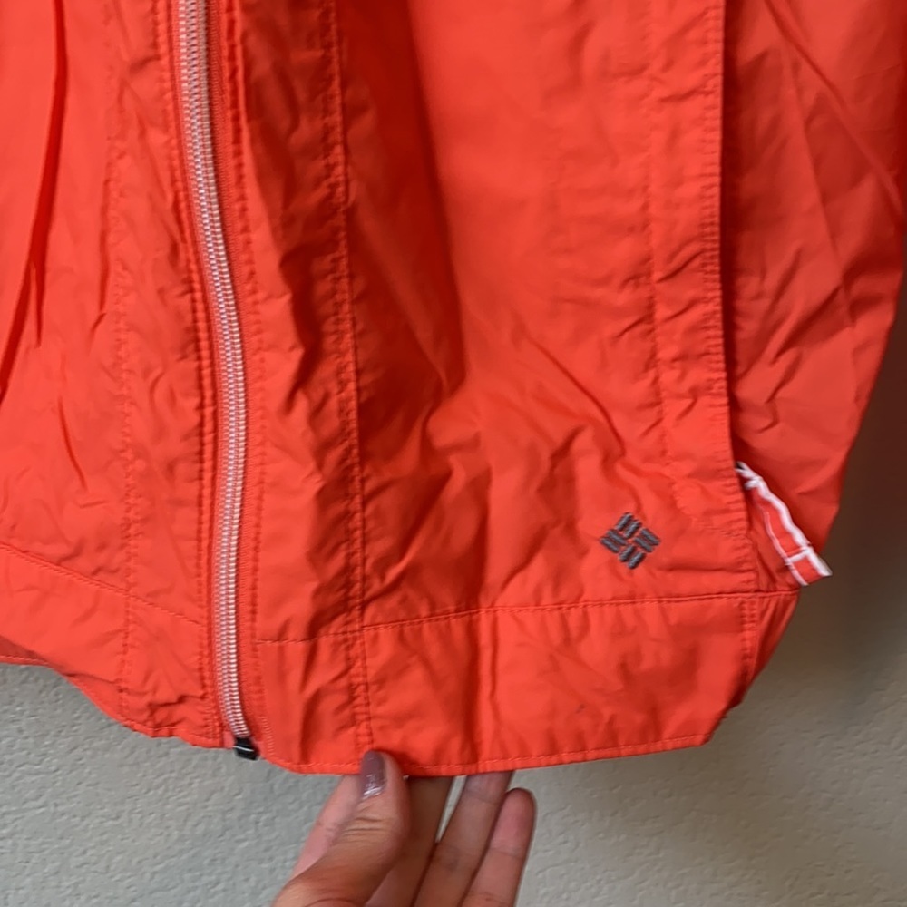 Columbia Windbreaker Jacket Orange Size Small - Picture 4 of 11
